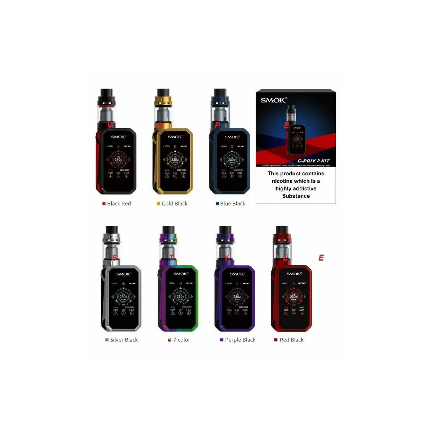 SMOK G-Priv II 230W Vape Kit.