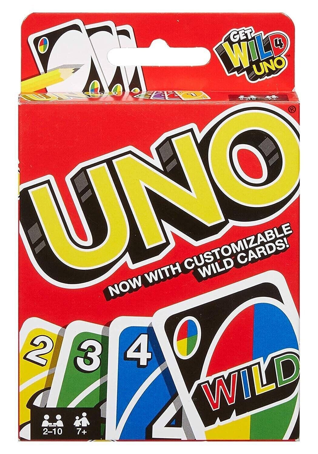 Mattel Wild UNO Card Game 112 Cards Family Children Friends Party Gift XMas
