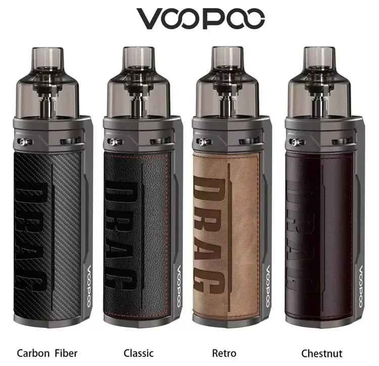 Voopoo Drag S 60W Mod Pod Vape E-Cig Starter Kit 2500mAh 2ml
