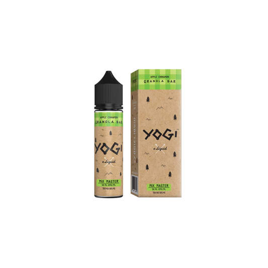 YOGI Farms E-Liquid 50ml Vape Juice 0mg VG 70 / PG 30 Apple Cinnamon Granola Bar