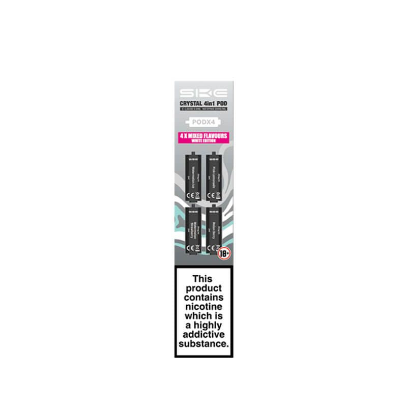 SKE Crystal 4 in 1 replacement pods (Pack of 4)