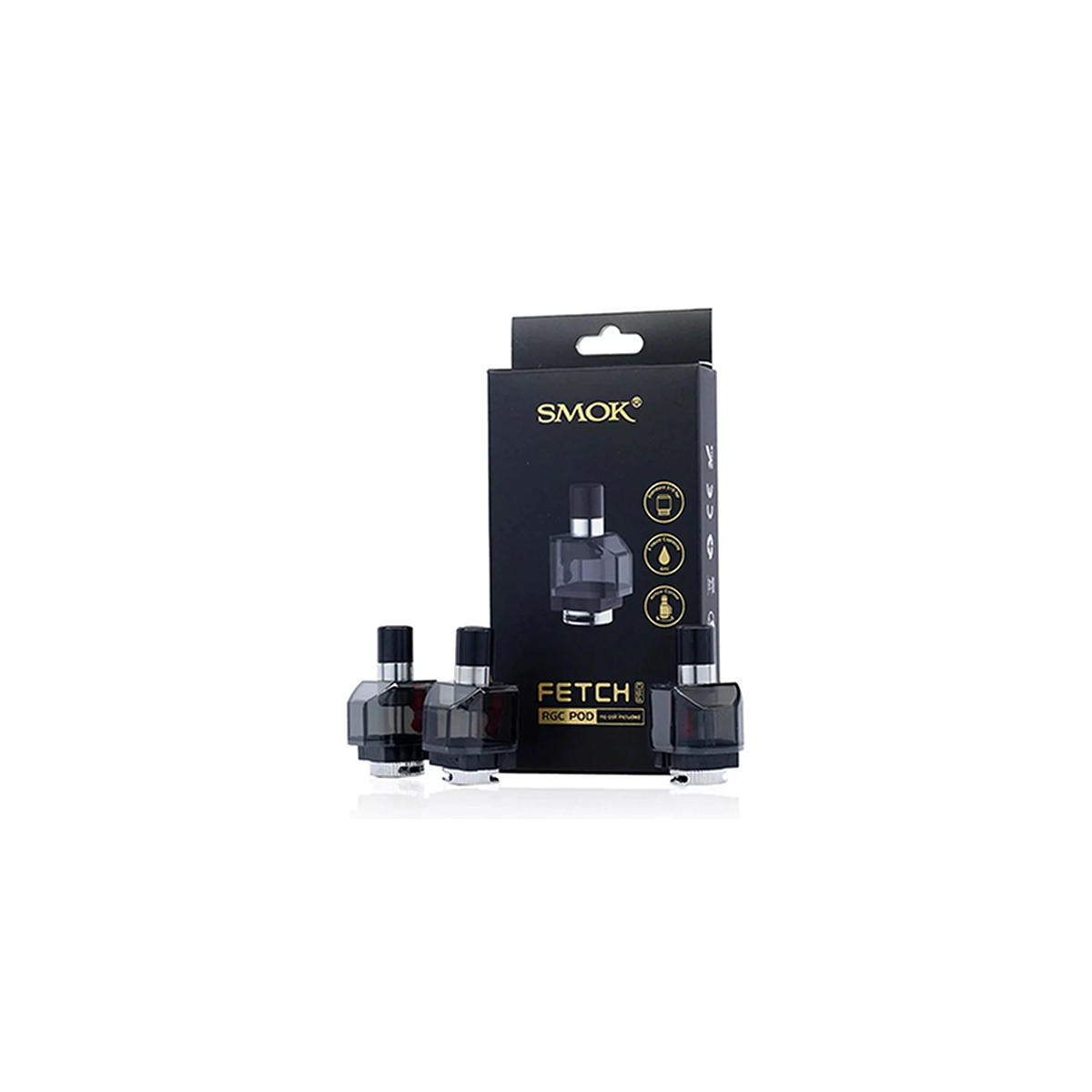 SMOK Fetch Pro Replacement Pod (3 Pack) work with RGC coils | 2ml Pods