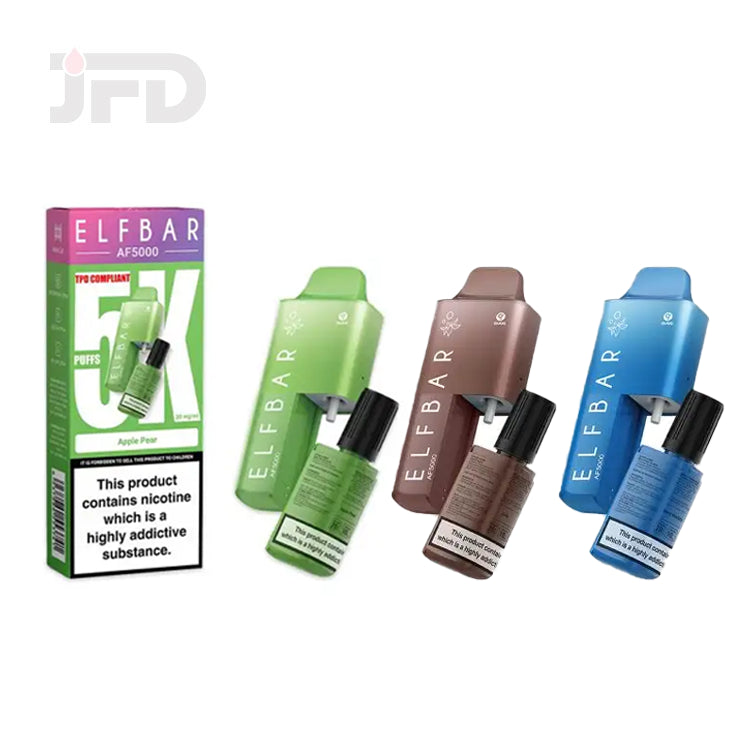 ELF BAR AF5000 Disposable Vape Kit (Pack of 5)