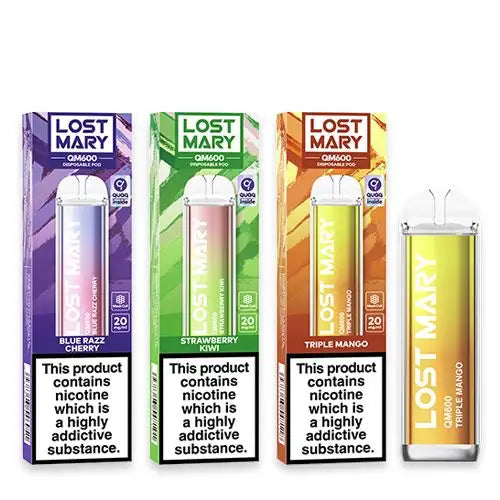 Lost Mary QM600 Prefilled Kit 2% Nicotine Vape Pod Device (10 Pk)
