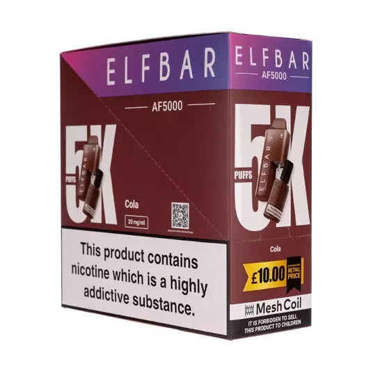 ELF BAR AF5000 Disposable Vape Kit (Pack of 5)