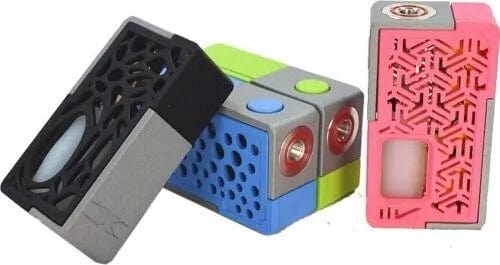 Yiloong 3d Printed Squonk XBox + FREE 24k Gold Plated RDA Vape e cig 510 ego mod