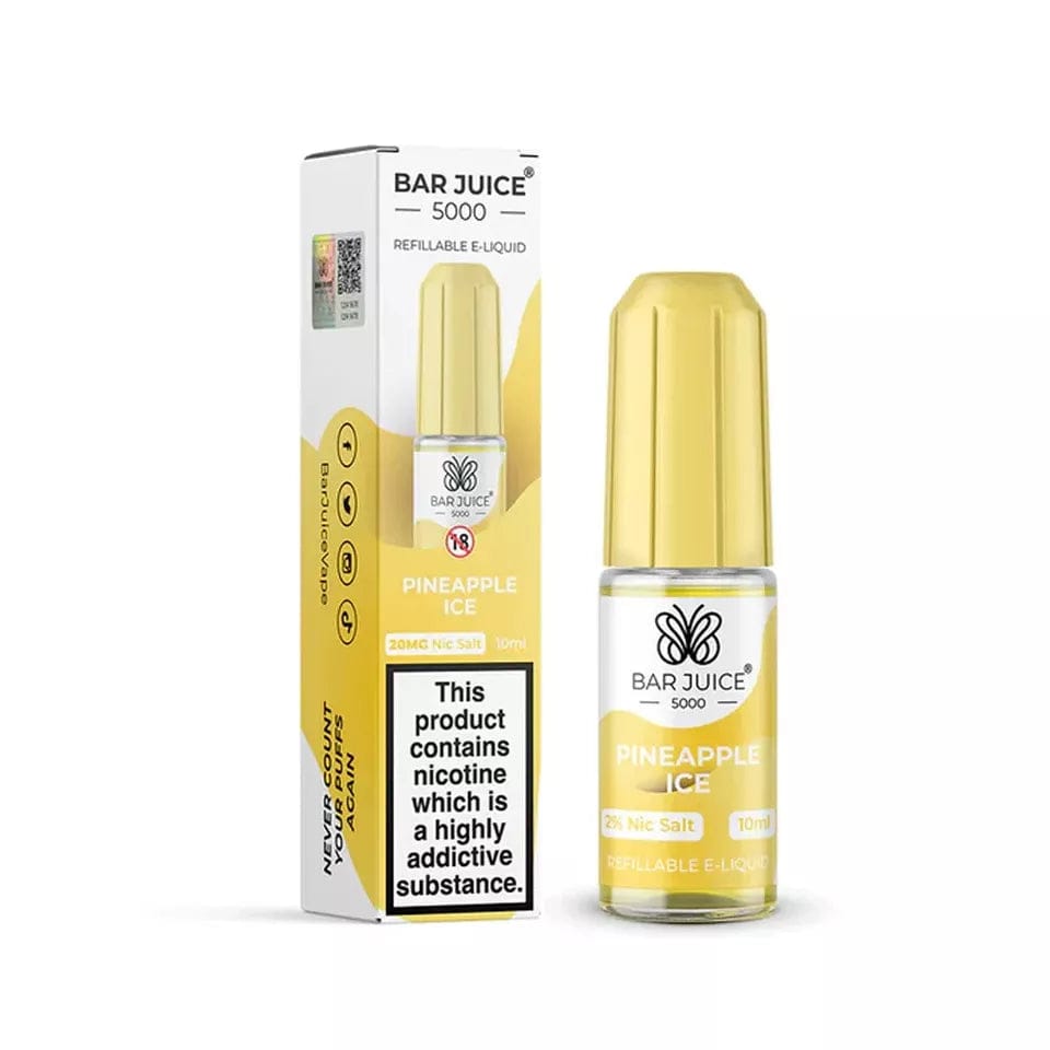 10 X Bar Juice 5000 Vape Juice Nic Salt 10ml E Liquid 50VG/50PG 10mg 20mg