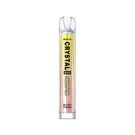 SKE - CRYSTAL BAR 600 PUFF DISPOSABLE - Lemon Peach Passionfruit