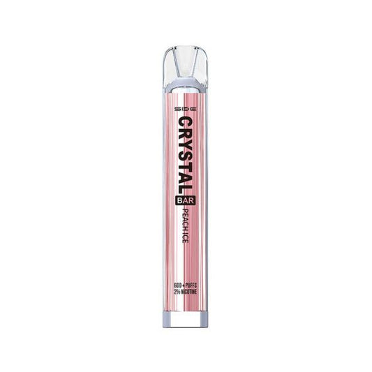 SKE - CRYSTAL BAR 600 PUFF DISPOSABLE -Peach Ice