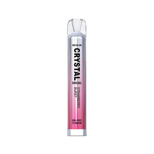 SKE - CRYSTAL BAR 600 PUFF DISPOSABLE-Strawberry Burst